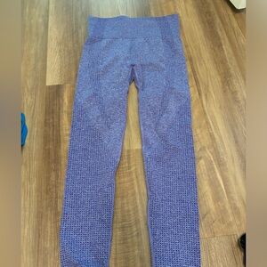 Purple workout leggings